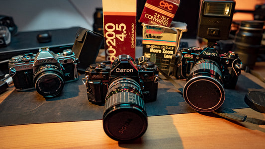 Lote Vintage Canon A-Series