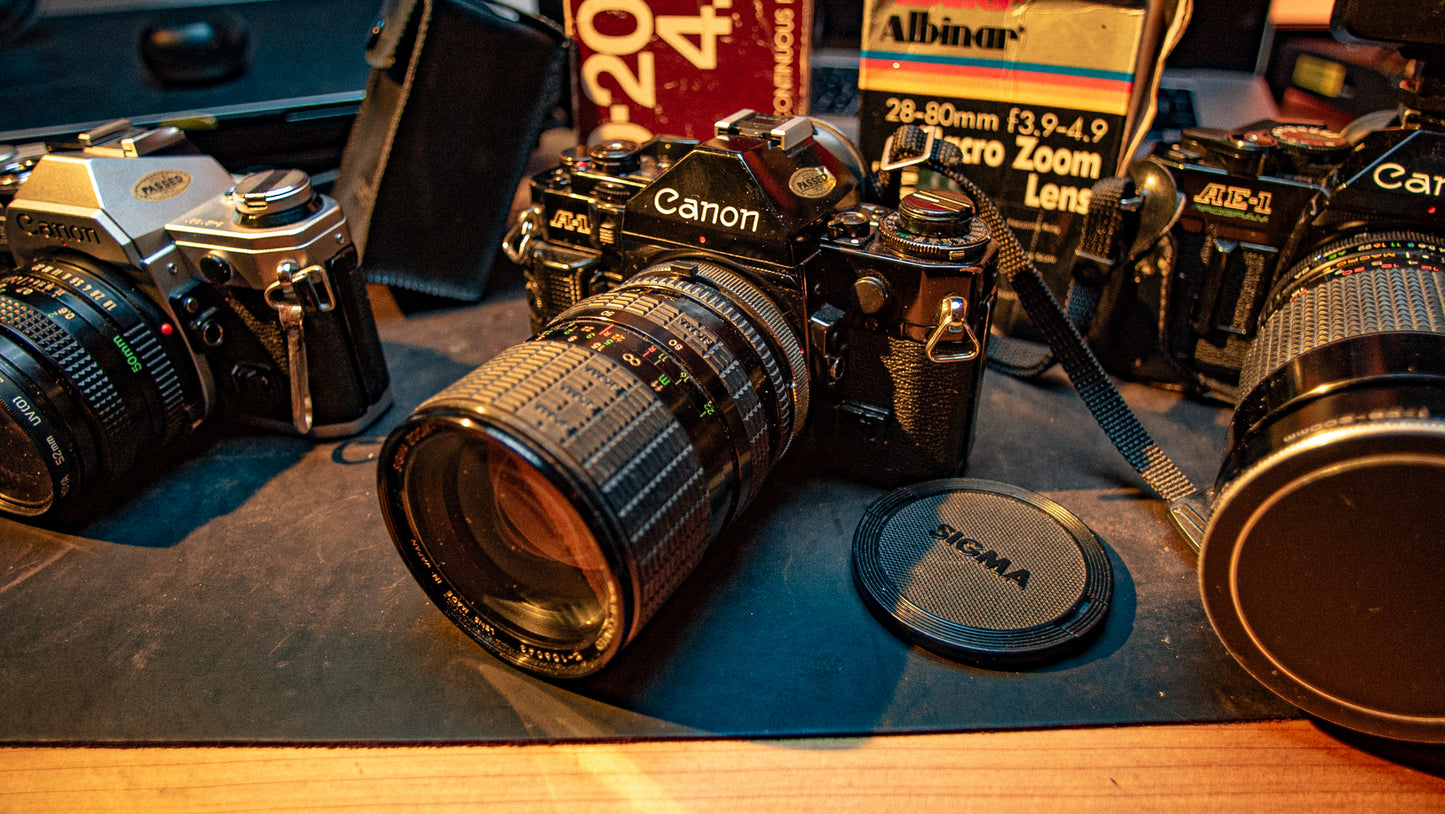 Lote Vintage Canon A-Series