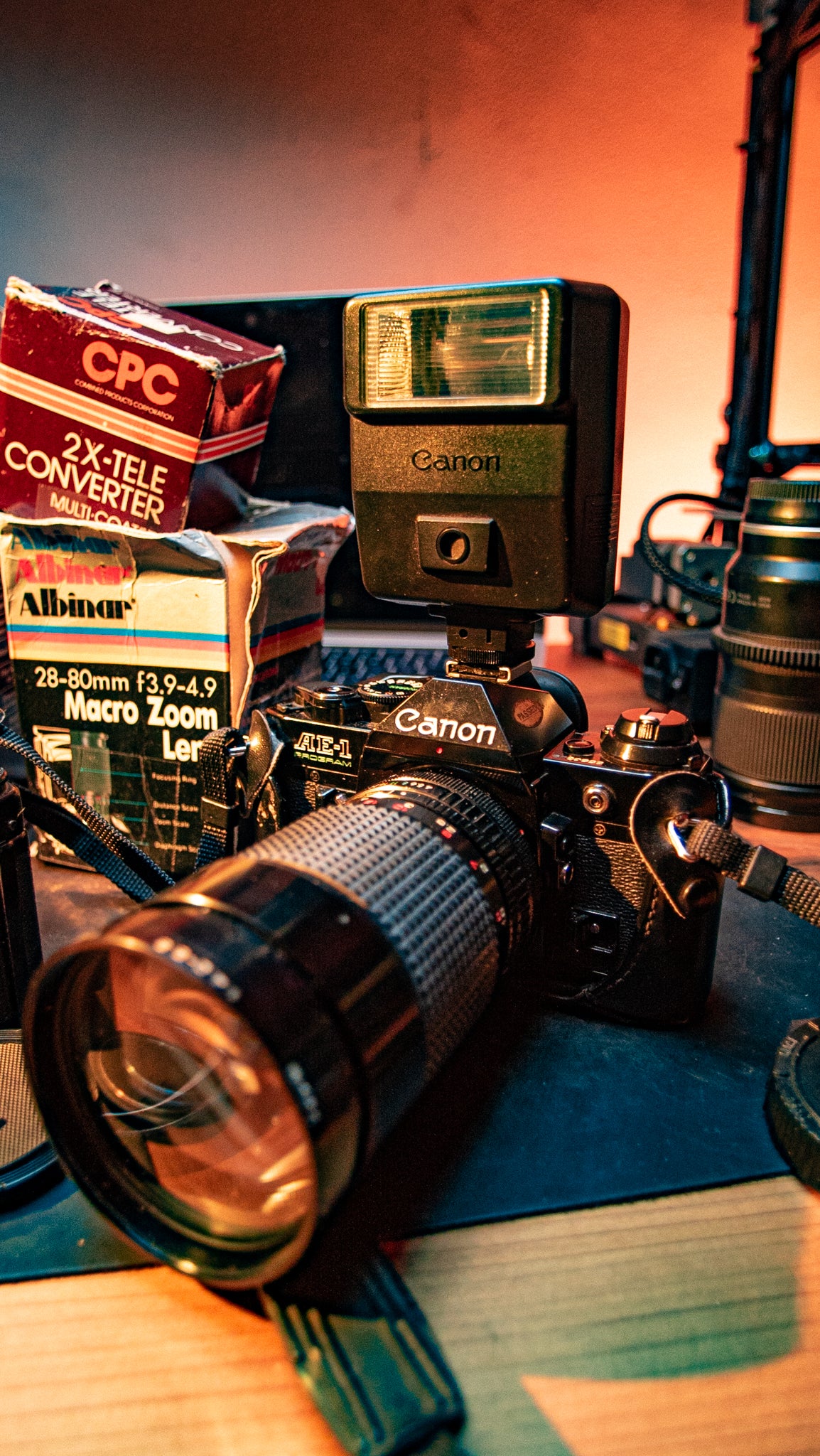 Lote Vintage Canon A-Series