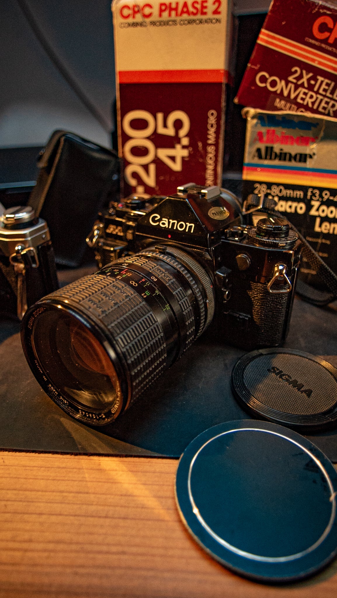 Lote Vintage Canon A-Series