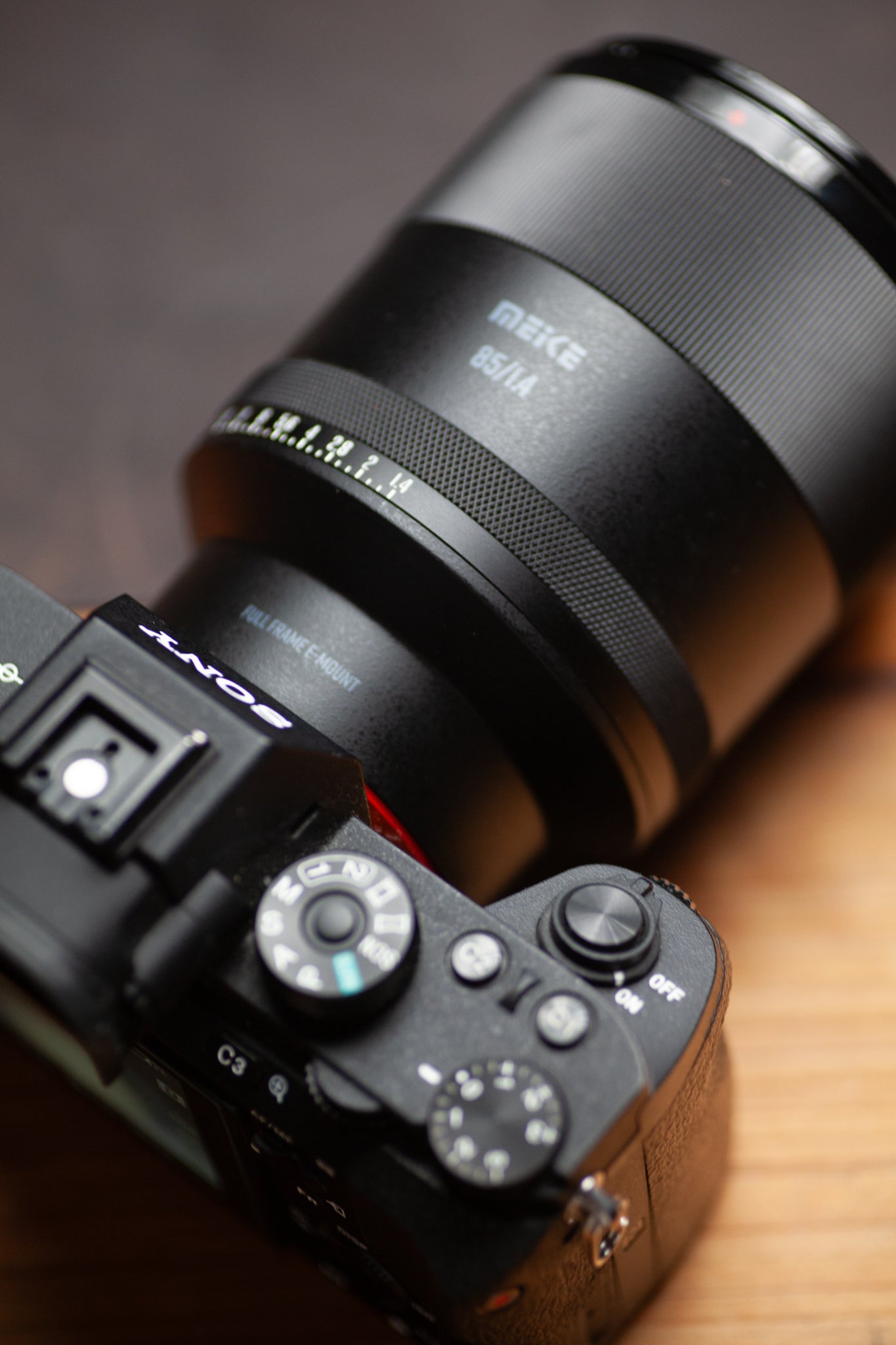 Sony A7S II + Meike 85mm f/1.4 Full Frame