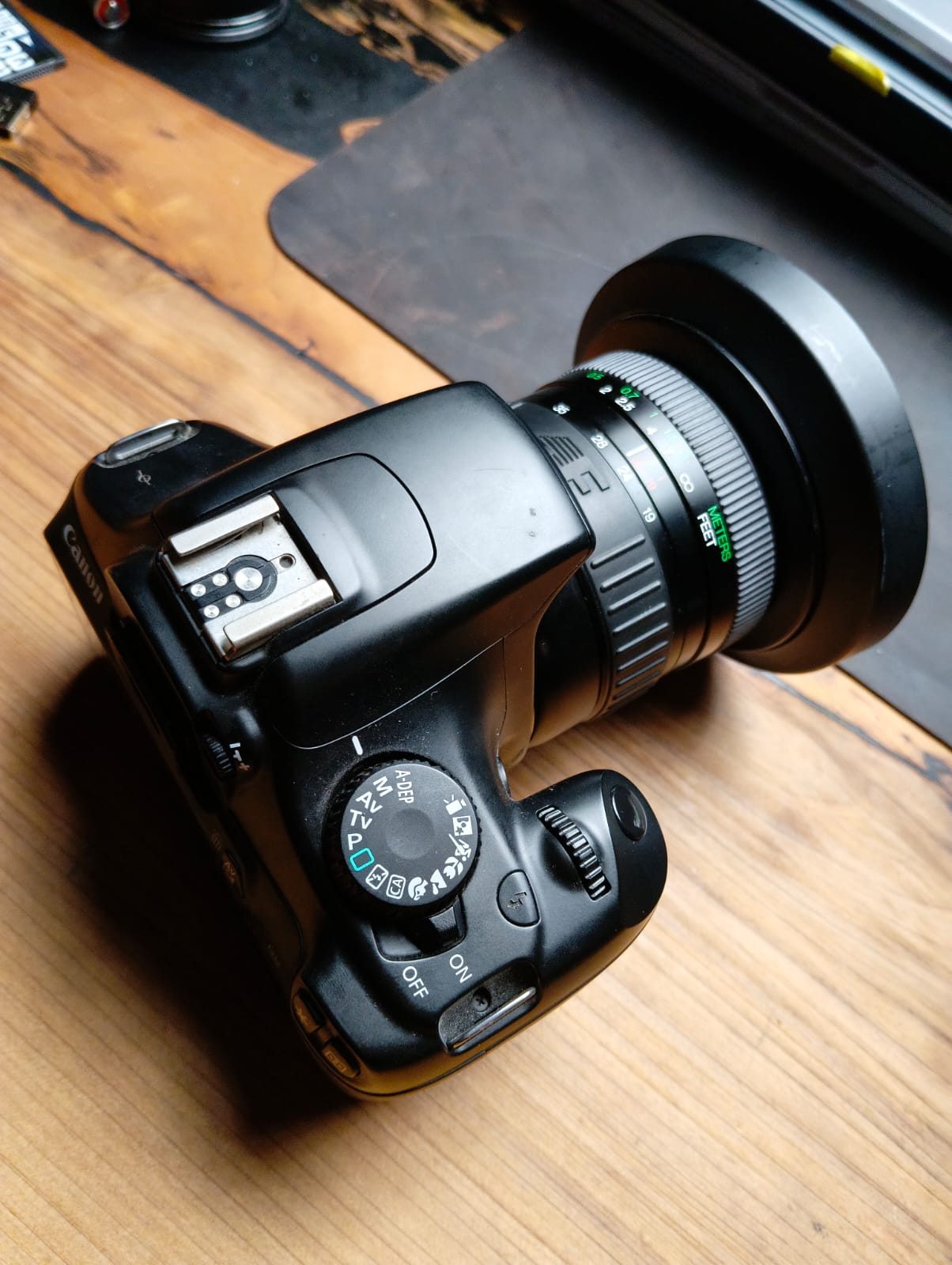 Canon t3 Con lente Vivitar 19-35mm